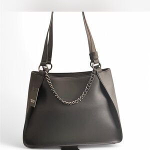 Simply Vera Wang Harley Chained Tote Black NWT